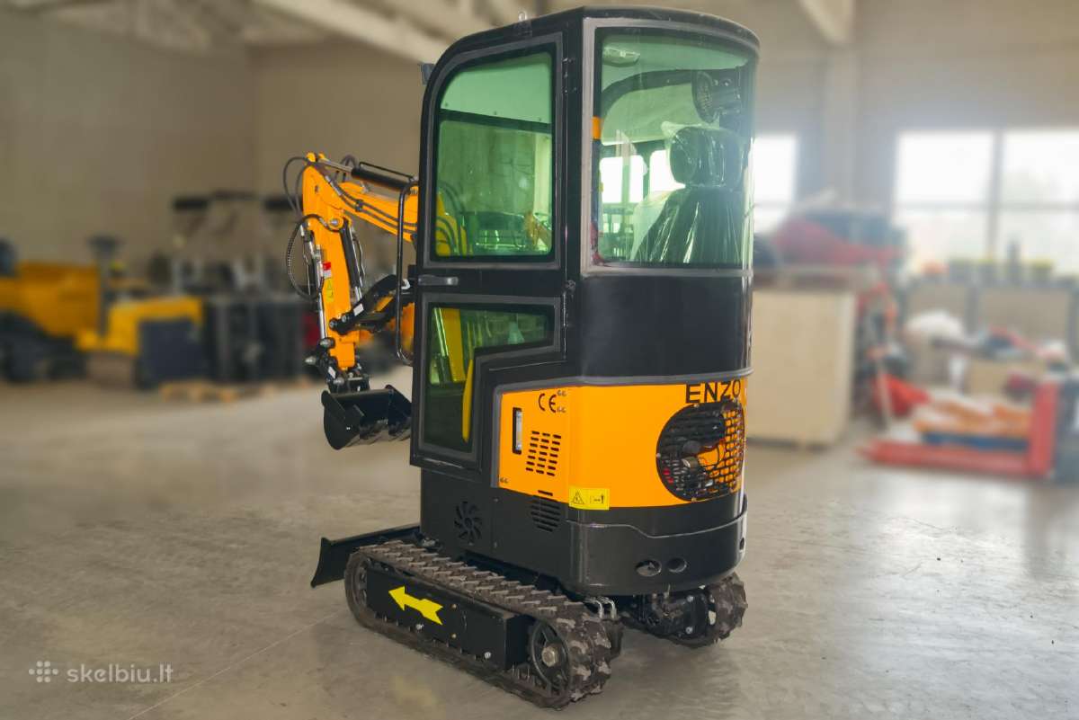 Mini Ekskavatorius Enzo Ht-10b, Koop (su kabina) - nuotraukos Nr. 7