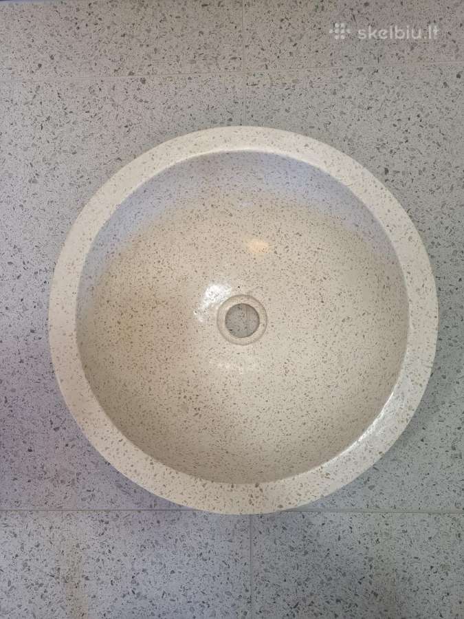 Terrazzo apvali kriauklė - nuotraukos Nr. 6