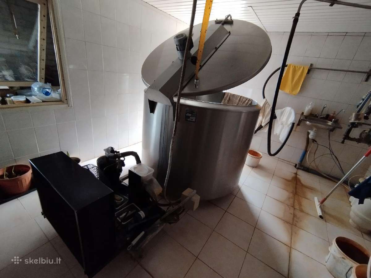 Pieno šaldytuvas1200l ,melžimo linijos,siurblys. - nuotraukos Nr. 3