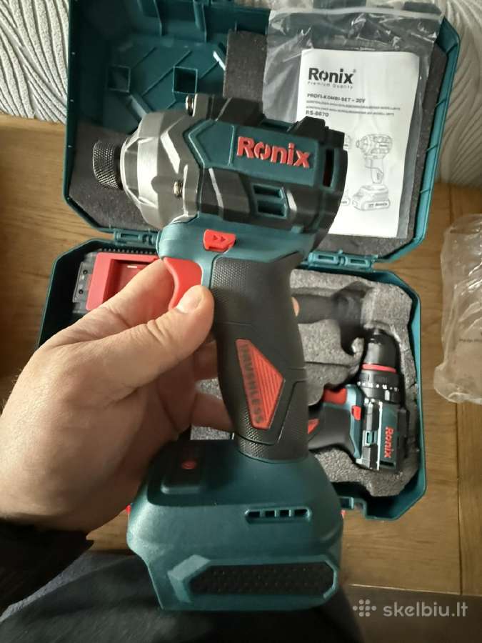2 įrankių rinkinys smūginis gręžtuvas-suktuvas - nuotraukos Nr. 13