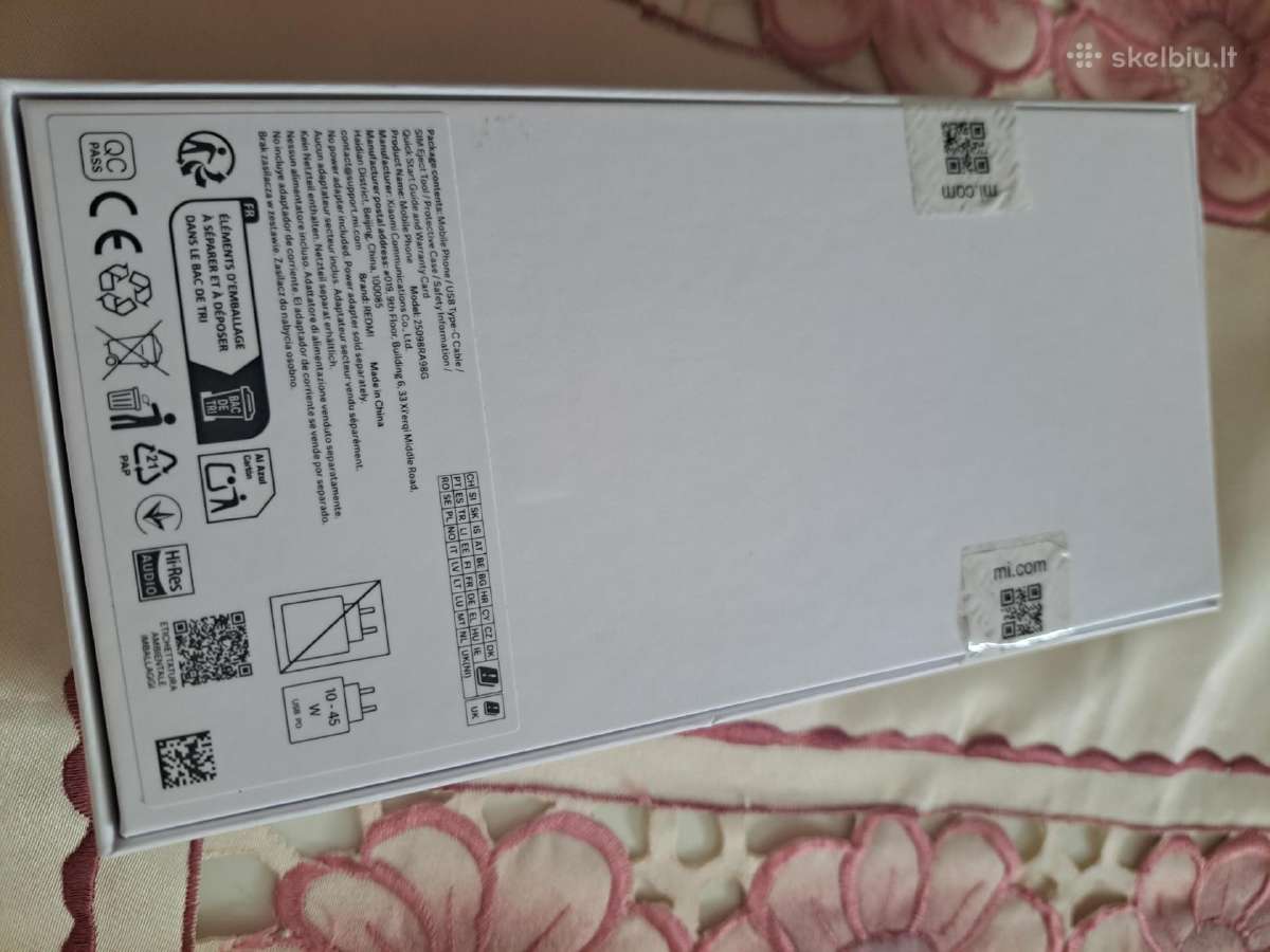 Xiami Redmi Note 15 5G 128 nejunktas Neišpakuotas - nuotraukos Nr. 4