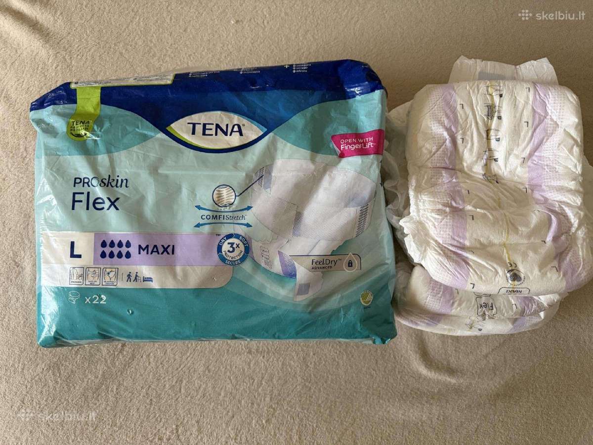 Tena pro skin slip flexi sauskelnes 5 pokai - nuotraukos Nr. 4
