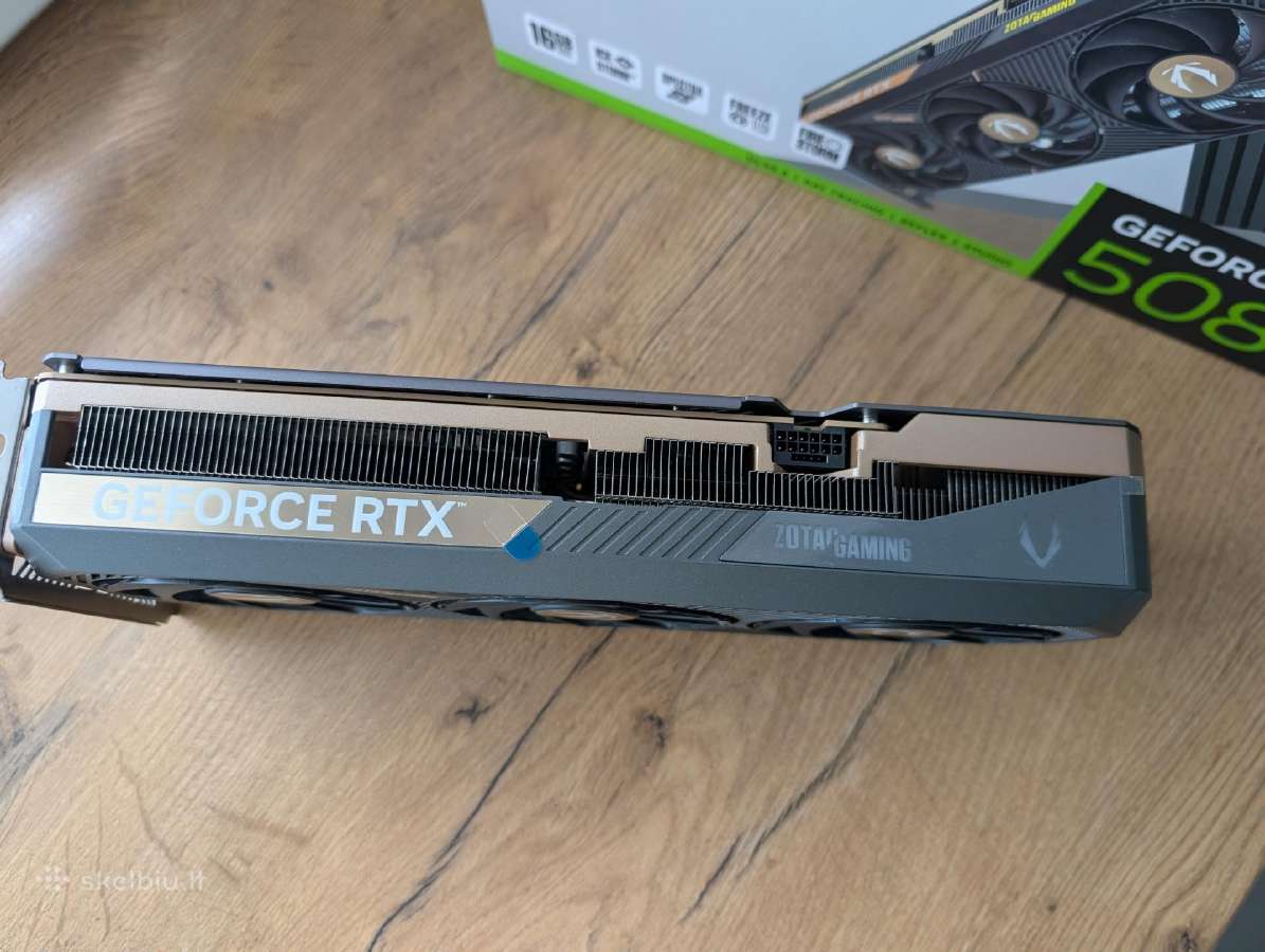 Rtx 5080 16gb gddr7 Zotac Gaming vaizdo plokštė - nuotraukos Nr. 3