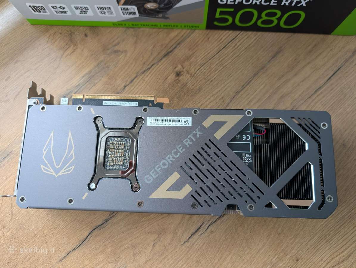 Rtx 5080 16gb gddr7 Zotac Gaming vaizdo plokštė - nuotraukos Nr. 4
