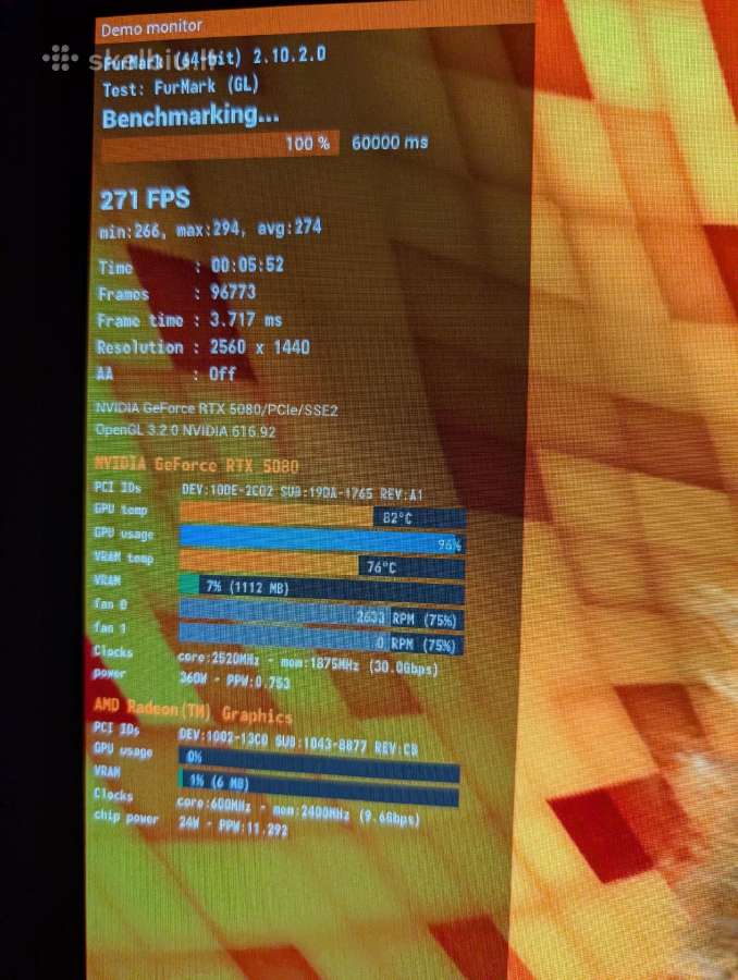 Rtx 5080 16gb gddr7 Zotac Gaming vaizdo plokštė - nuotraukos Nr. 11