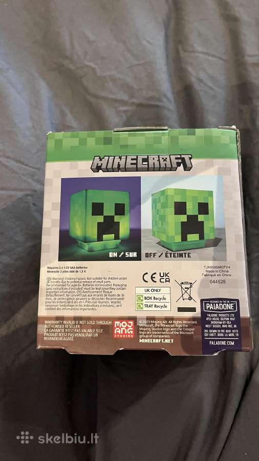 Minecraft Creeper Lempa - nuotraukos Nr. 2