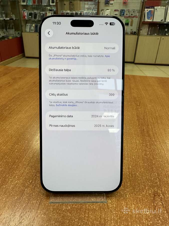 Apple iPhone 16 Pro Max 256 GB (Naudotas) - nuotraukos Nr. 2
