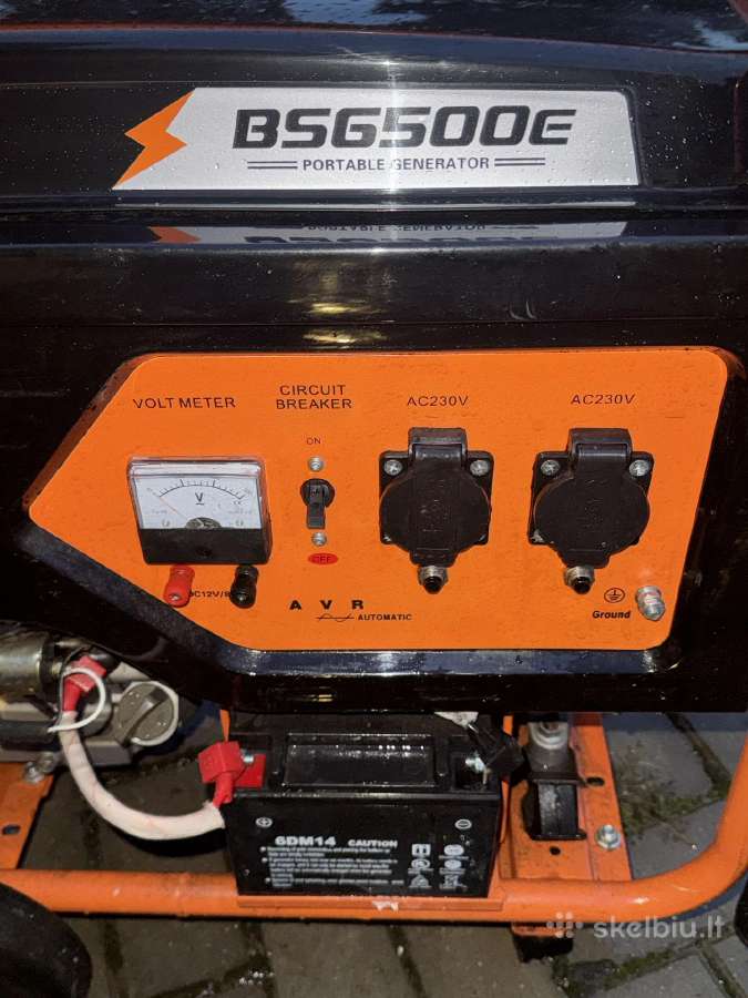 Benzininis generatorius 5.5kw Astor Bs6500e - nuotraukos Nr. 3