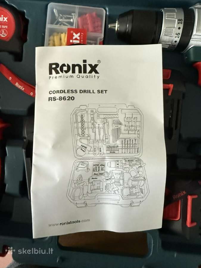 Gręžtuvo-suktuvo rankinių įrankių rinkinys, 53 vnt - nuotraukos Nr. 10