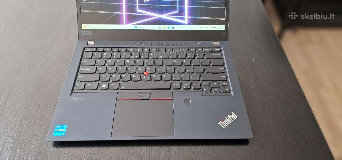 Lenovo T14 Gen2, i5-1135g7, 16gb, Us klaviatura - nuotraukos Nr. 2