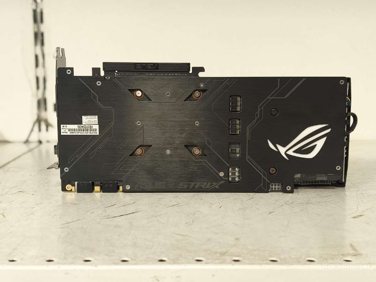 Asus Rog Strix Geforce Gtx 1070 Ti 8gb Gddr5 - nuotraukos Nr. 4