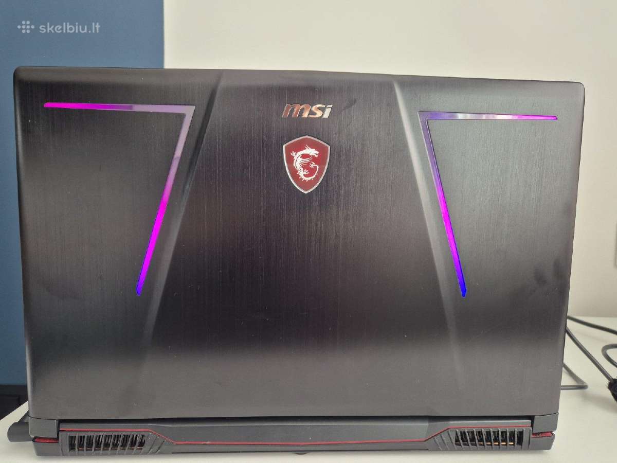 Msi Ge73 Raider i7 Gtx1070 8gb Vram 16gb RAM - nuotraukos Nr. 4