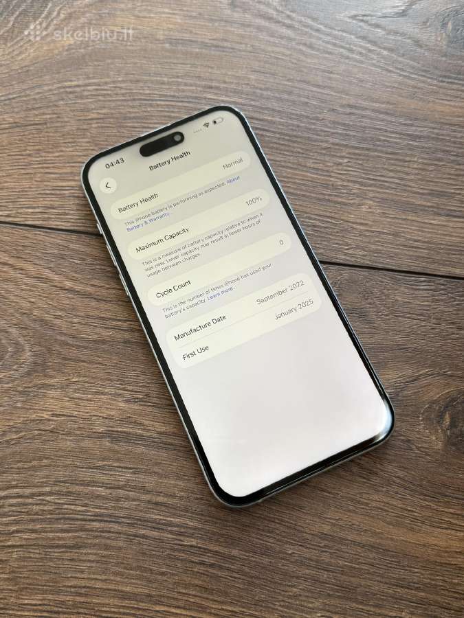 Apple iPhone 15 Plus 128gb Blue BH:100% - nuotraukos Nr. 6