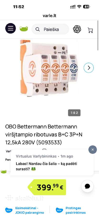 Skaitmenine viršitampio ir viršsroves aps relė - nuotraukos Nr. 4