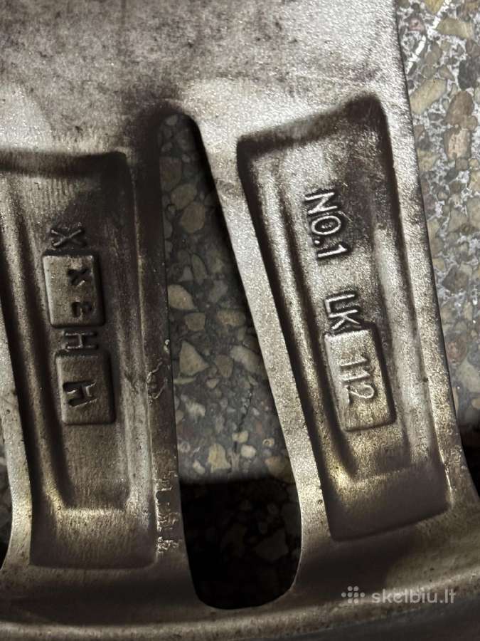 Mercedes Audi Bmw ratai et36 lk112 7.5*17h2 m7517 - nuotraukos Nr. 15