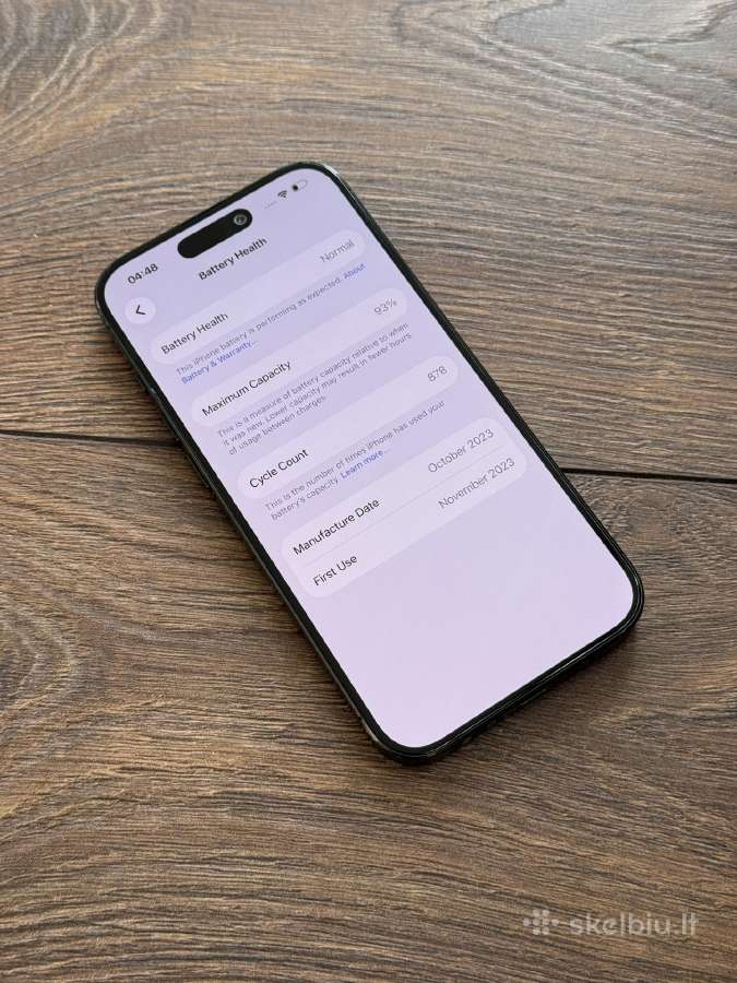 Apple iPhone 15 Pro 128gb Blue Titanium - nuotraukos Nr. 6