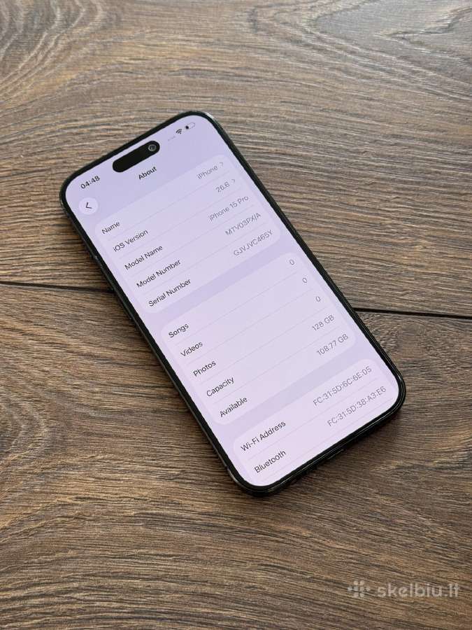 Apple iPhone 15 Pro 128gb Blue Titanium - nuotraukos Nr. 7