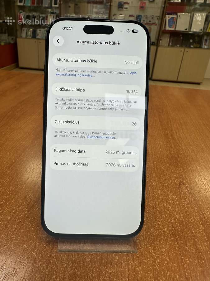 Apple iPhone 17 256 GB (Naudotas) - nuotraukos Nr. 2