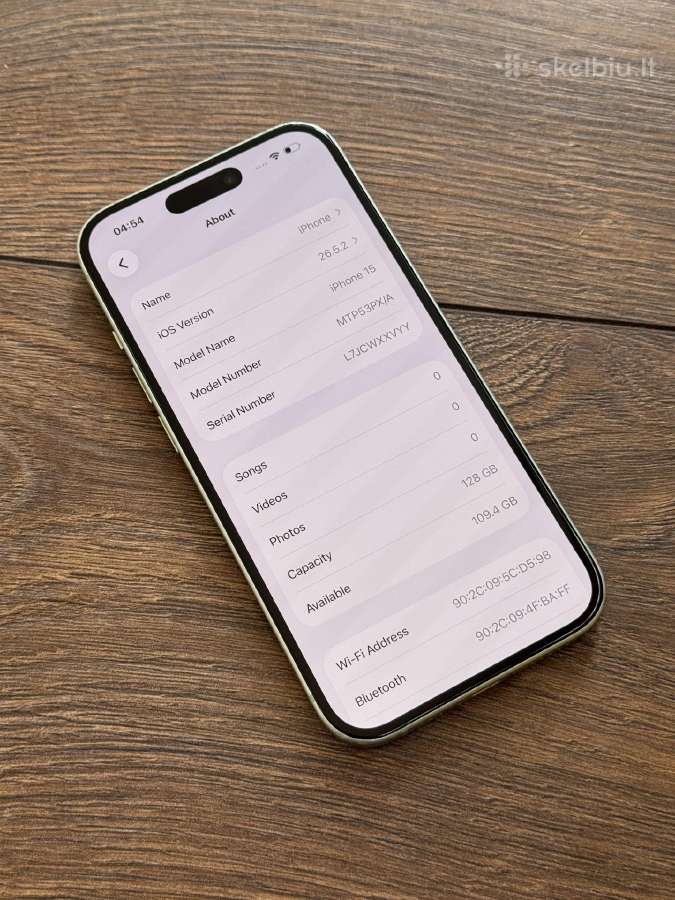 Apple iPhone 15 128gb Green - nuotraukos Nr. 7