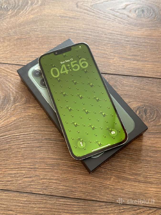 Apple iPhone 13 Pro Max 128gb Alpine Green BH:100% - nuotraukos Nr. 2