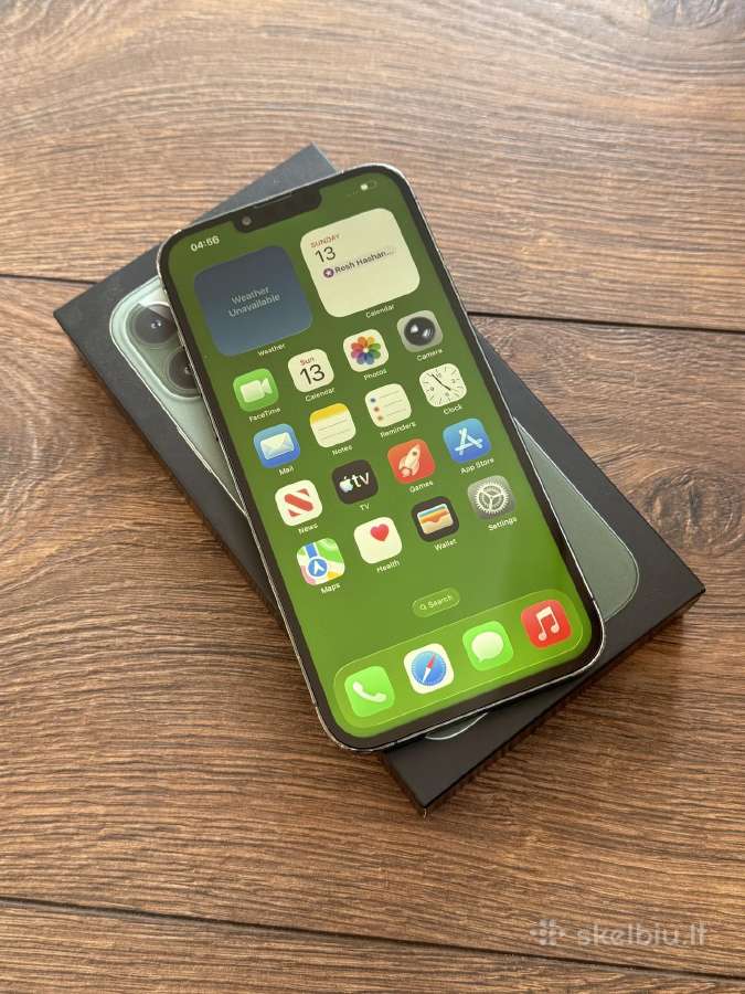 Apple iPhone 13 Pro Max 128gb Alpine Green BH:100% - nuotraukos Nr. 3