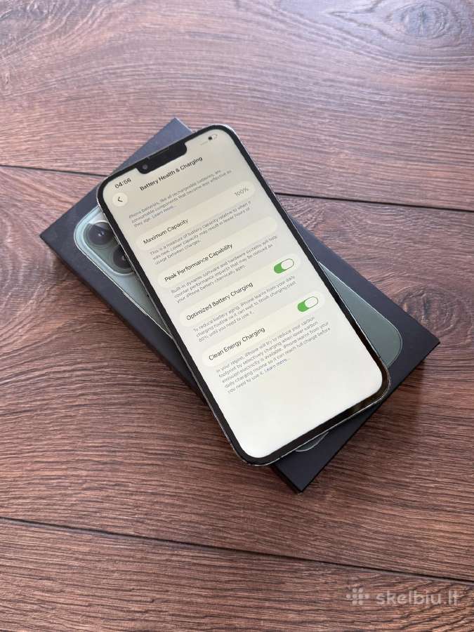 Apple iPhone 13 Pro Max 128gb Alpine Green BH:100% - nuotraukos Nr. 5