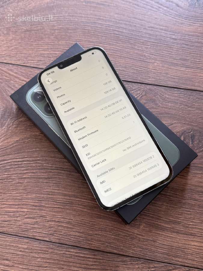 Apple iPhone 13 Pro Max 128gb Alpine Green BH:100% - nuotraukos Nr. 6