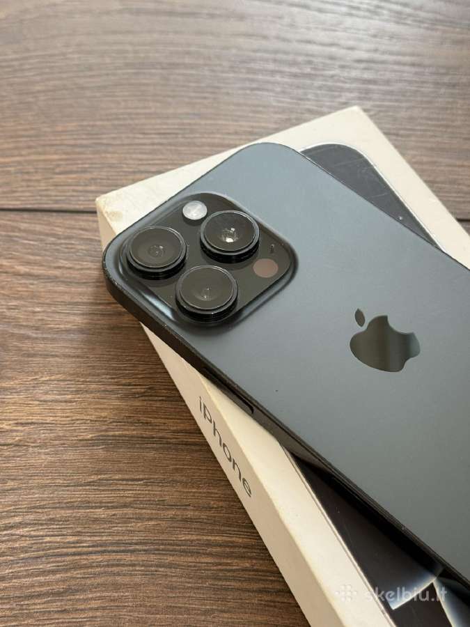 Apple iPhone 16 Pro 256gb Black Titanium - nuotraukos Nr. 2