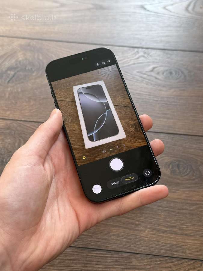Apple iPhone 16 Pro 256gb Black Titanium - nuotraukos Nr. 8