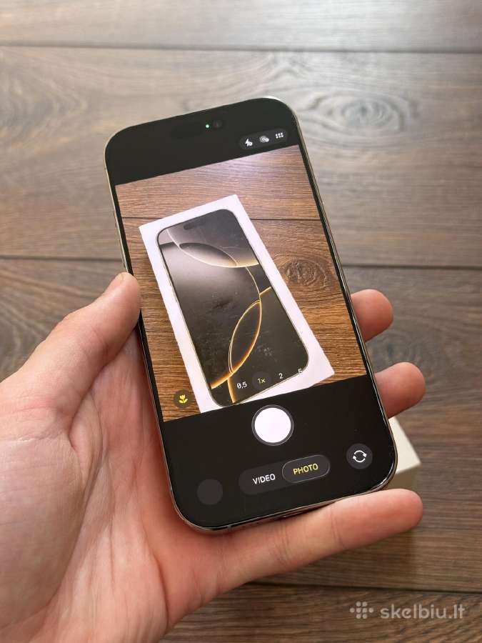 Apple iPhone 16 Pro 256gb Natural Titanium - nuotraukos Nr. 8