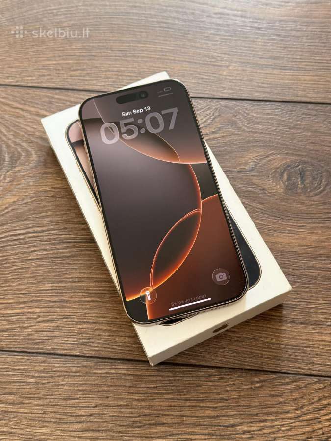 Apple iPhone 16 Pro 128gb Desert Titanium - nuotraukos Nr. 3