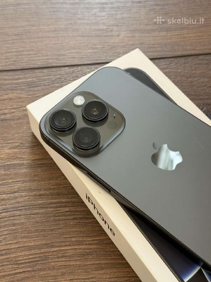 Apple iPhone 16 Pro 128gb Black Titanium - nuotraukos Nr. 2