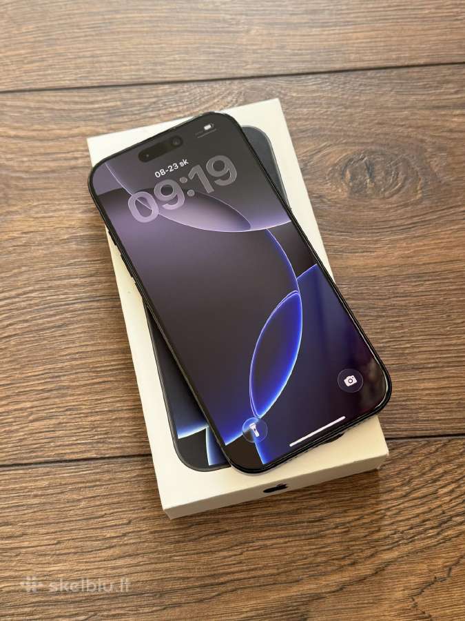 Apple iPhone 16 Pro 128gb Black Titanium - nuotraukos Nr. 3