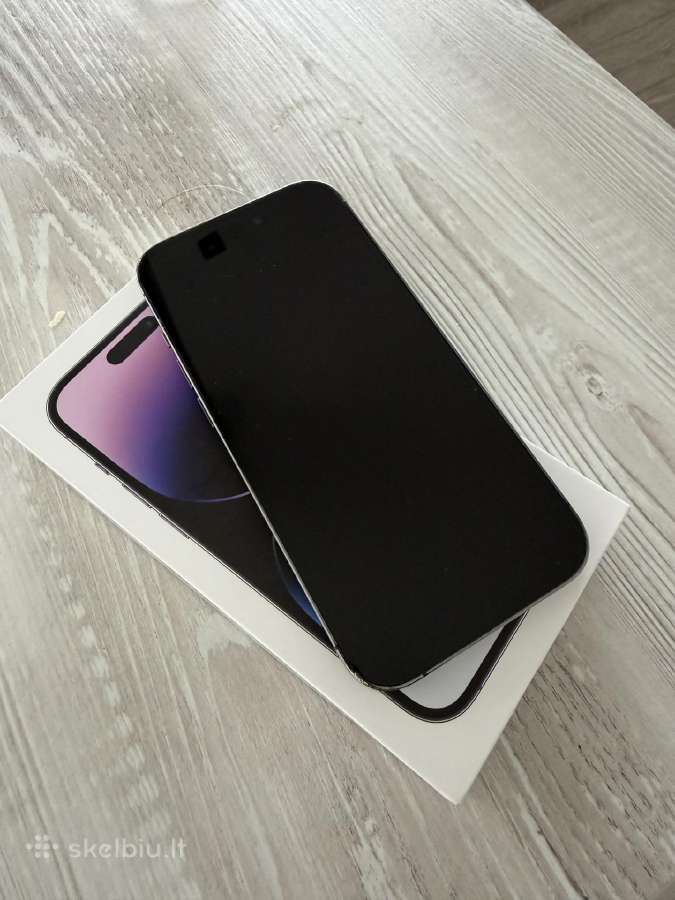 iPhone 14 pro, 256gb, deep Purple. Naudotas. - nuotraukos Nr. 2