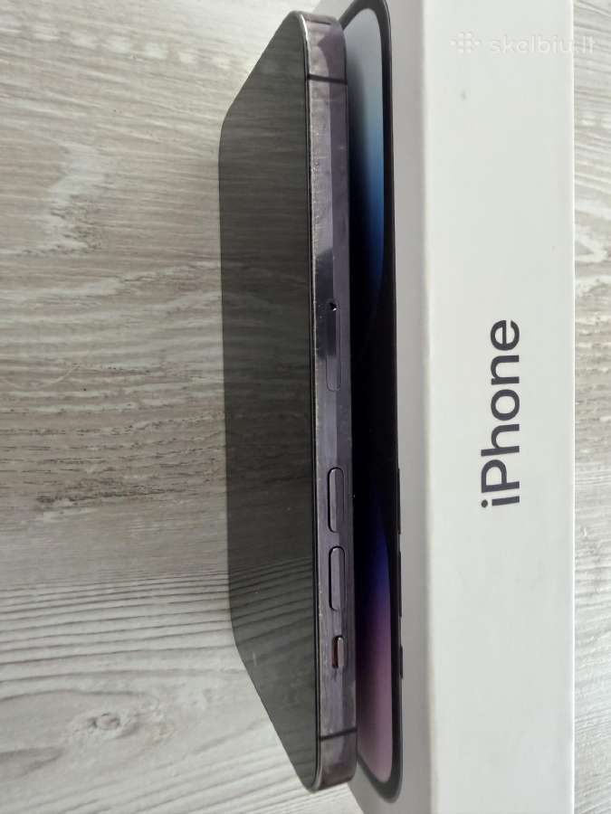 iPhone 14 pro, 256gb, deep Purple. Naudotas. - nuotraukos Nr. 3