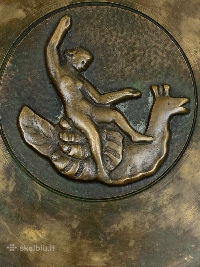 Bronzinė Skandinaviška lėkštė - nuotraukos Nr. 6