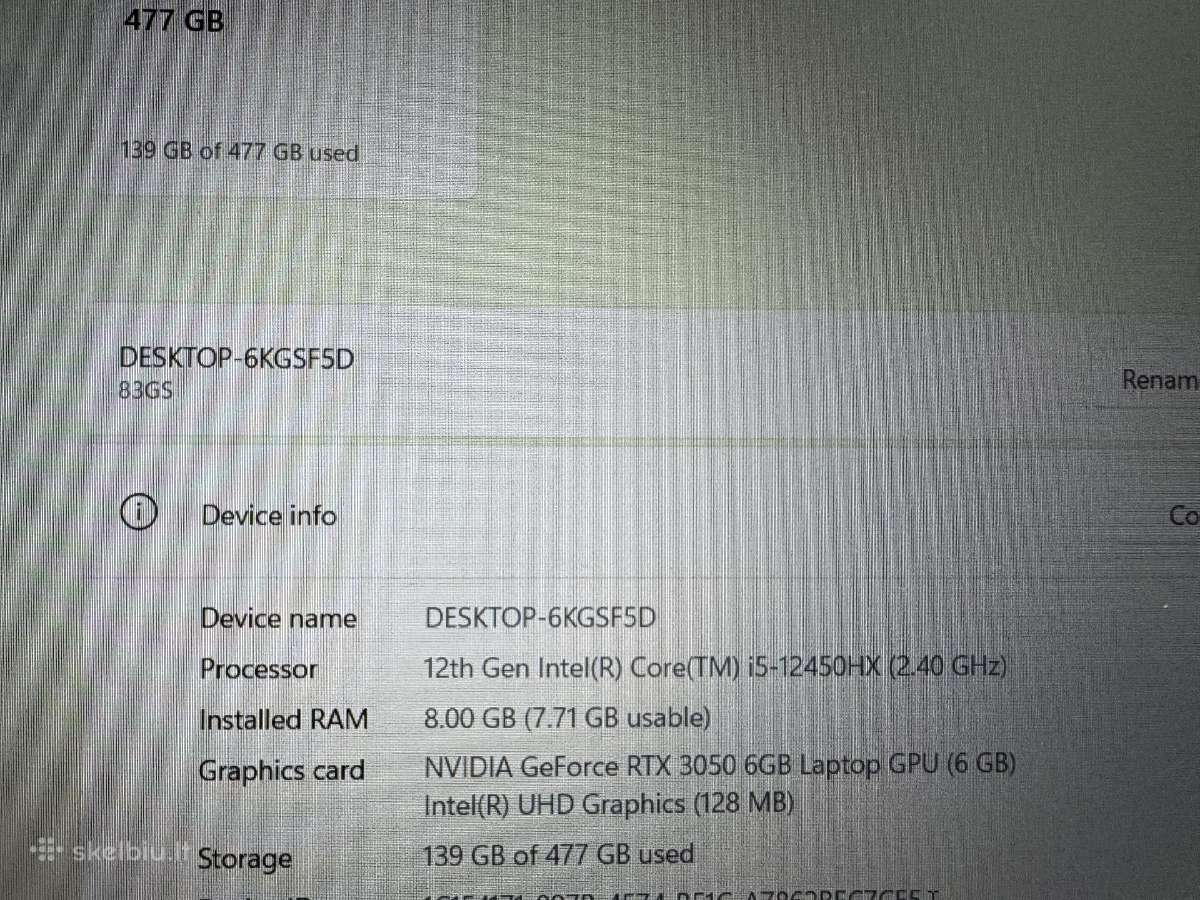 Lenovo Loq 15iax9 - nuotraukos Nr. 8