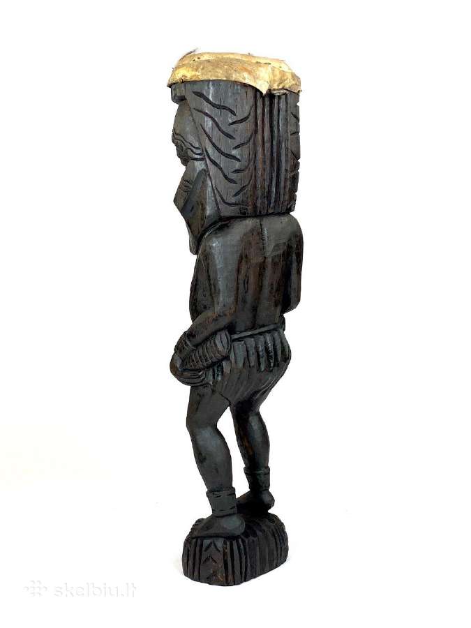 Medinė Tiki statula - nuotraukos Nr. 7