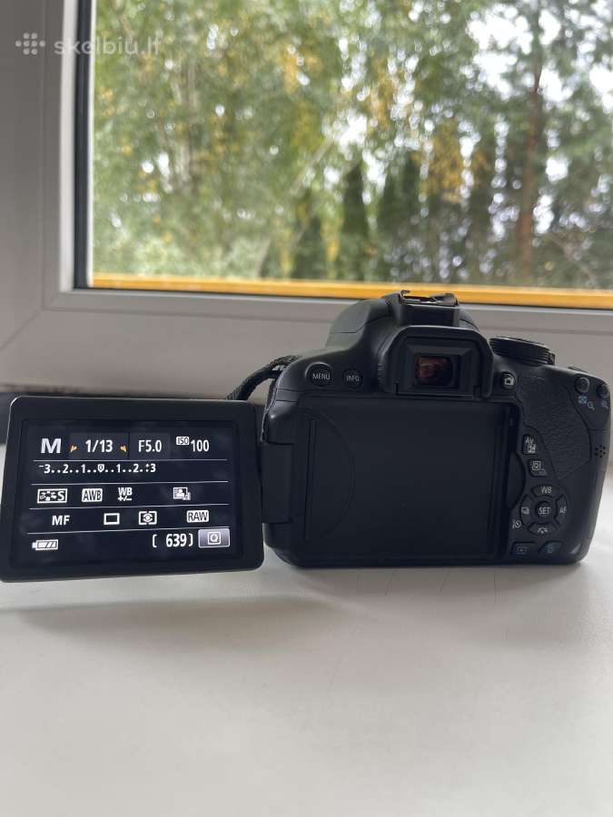 Fotoaparatas Canon EOS 700d - nuotraukos Nr. 4