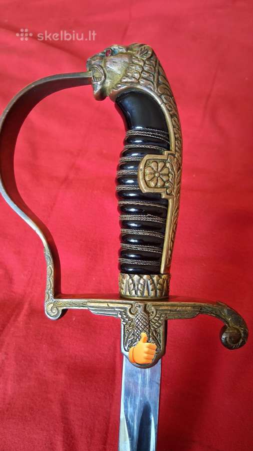 Makštis . Wehrmacht'o kardas . - nuotraukos Nr. 11