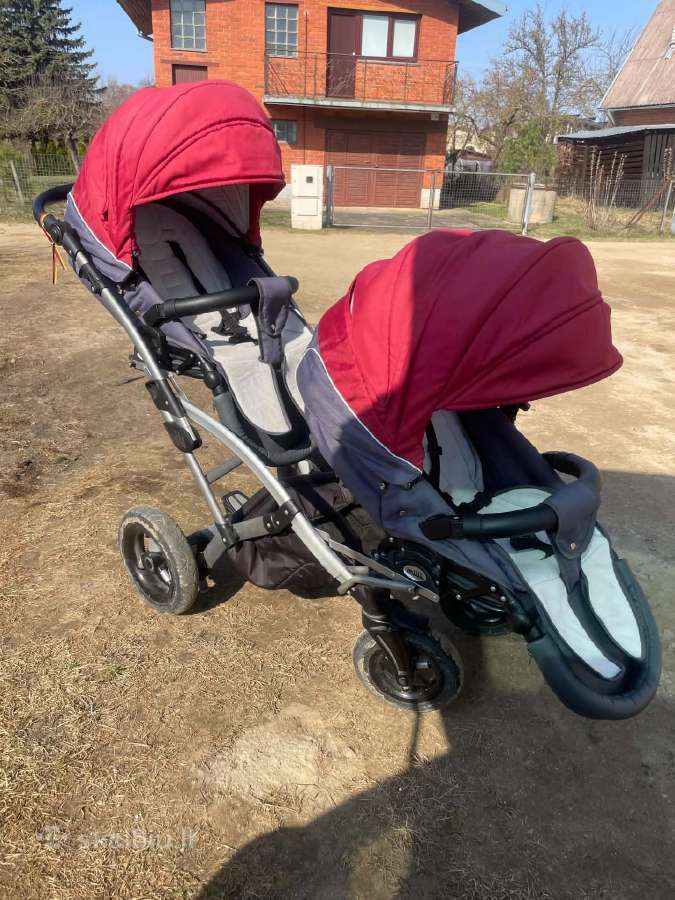 Milli dvynukų / pametinukų vežimėlis 2in1. - nuotraukos Nr. 4