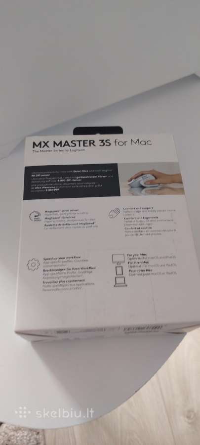 Logitech Mx Master 3s for mac nauja - nuotraukos Nr. 2