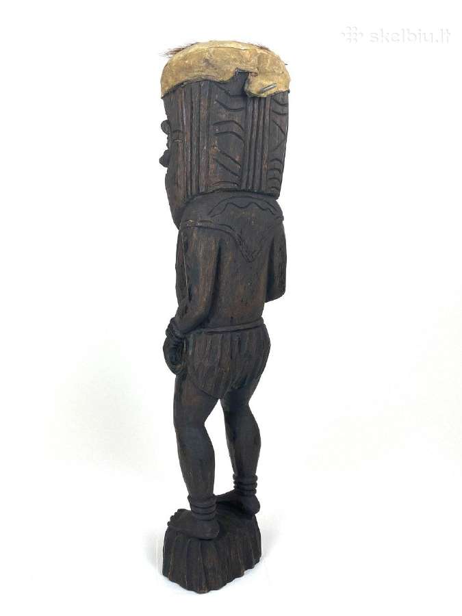 Medinė Tiki statula - nuotraukos Nr. 7