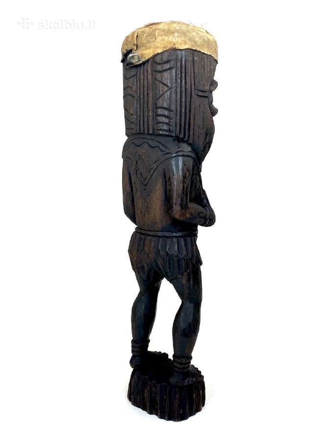 Medinė Tiki statula - nuotraukos Nr. 8