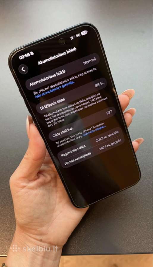iPhone 15 Pro Max (256 GB) - nuotraukos Nr. 5
