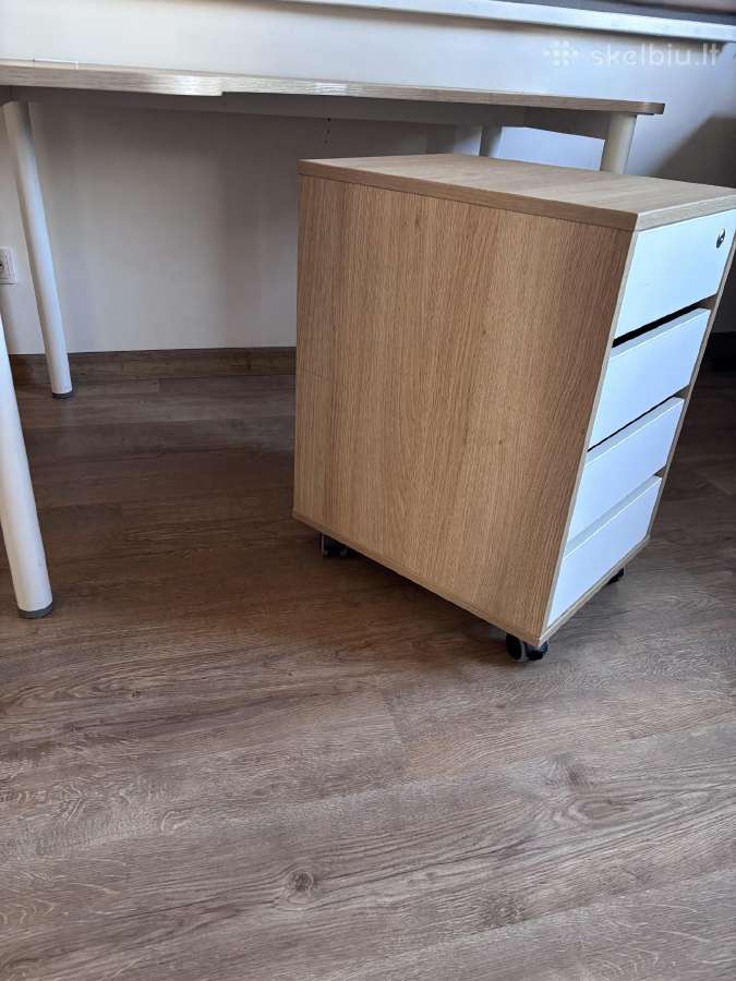 Rašomasis stalas su stalčiais - nuotraukos Nr. 4