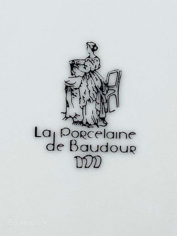 La porcelaine de Baudour 7 dalių servizas - nuotraukos Nr. 8
