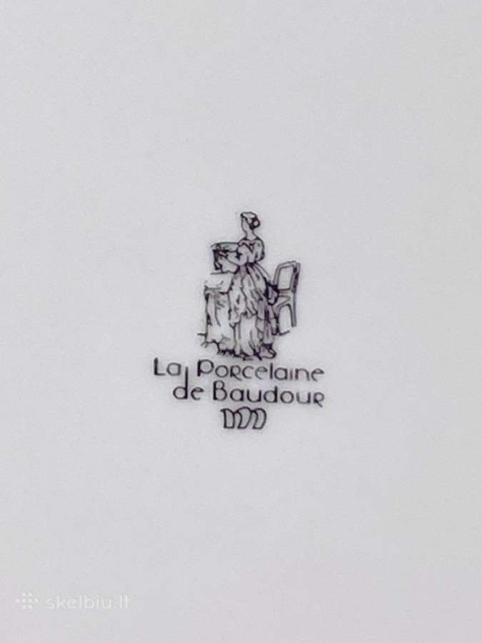 La porcelaine de Baudour 7 dalių servizas - nuotraukos Nr. 25