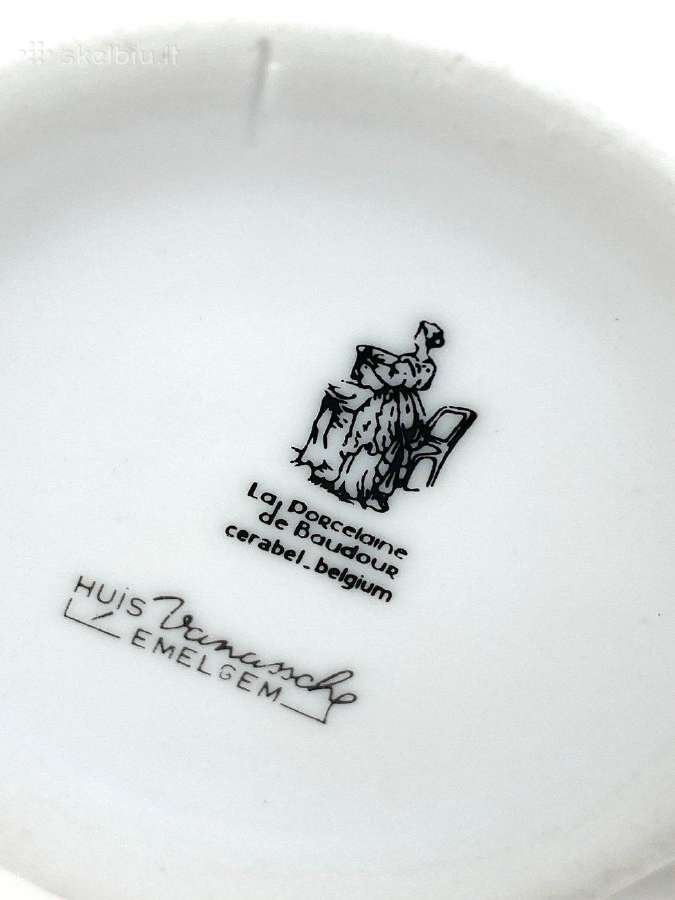 La porcelaine de Baudour 7 dalių servizas - nuotraukos Nr. 34