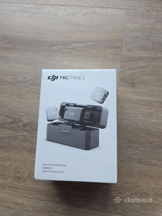 Dji Mic Mini 2, Mini 3, 2tx, 1rx, Case mikrofonas - nuotraukos Nr. 2